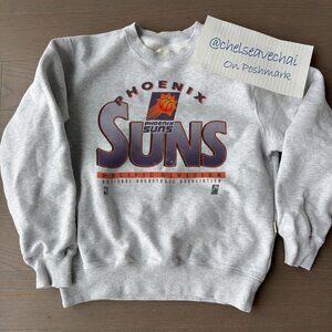 Vintage 90s Phoenix Suns Basketball Fan Sweatshirt, NBA Phoenix Suns Shirt Tee